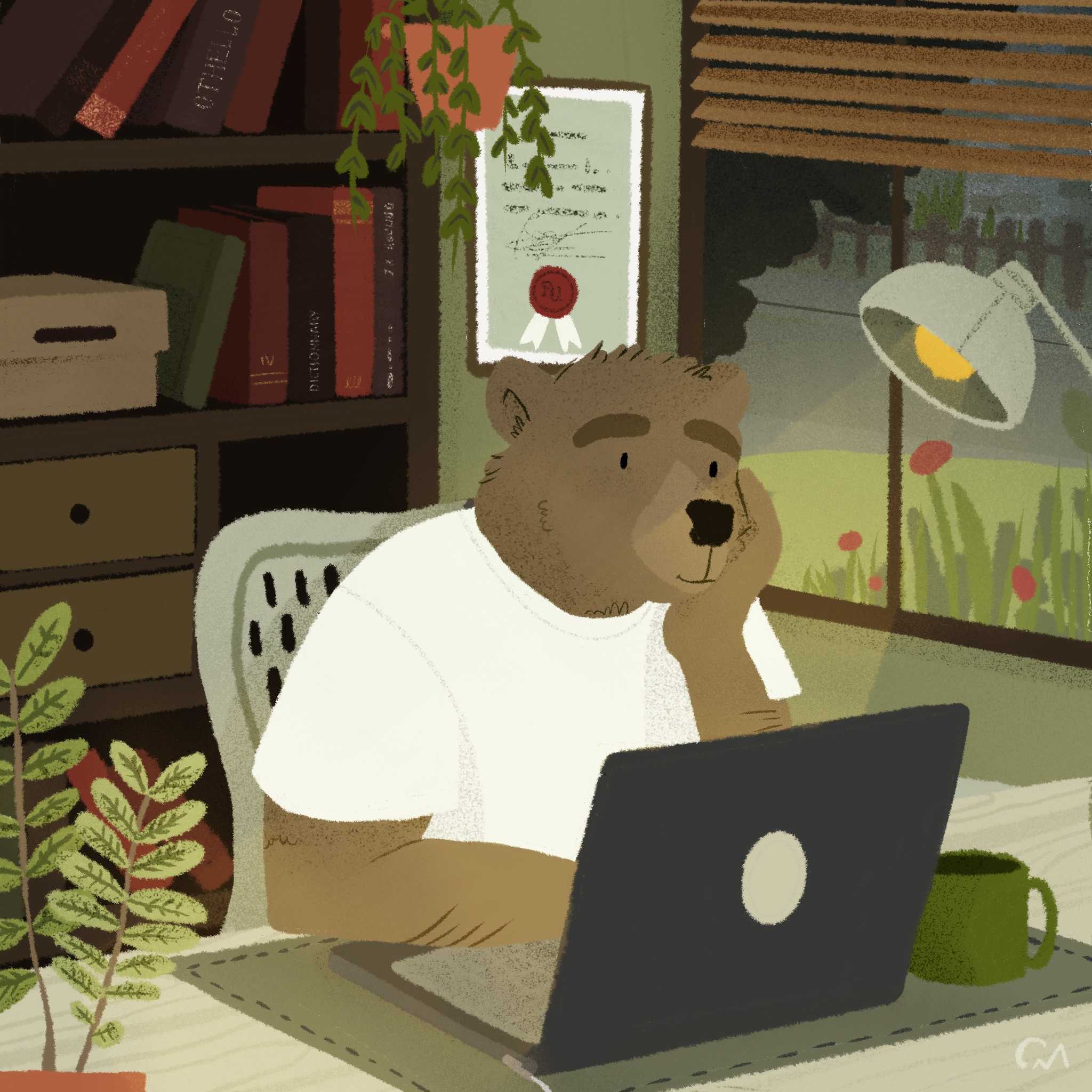 A little spooky illustration for Halloween